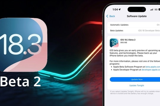 iOS 18.3 Beta 2 tiếp tục 'chúng mình có nhau' với iPhone 16