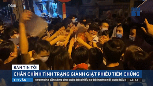 Vụ hàng trăm người Hà Nội giành giật phiếu tiêm chủng: Làm rõ trách nhiệm Chủ tịch phường