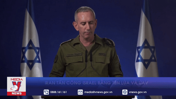 Iran tấn công Israel bằng tên lửa và UAV