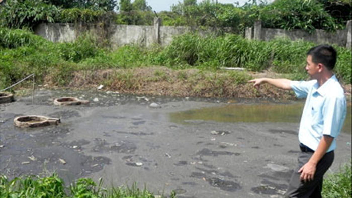Cảnh sát Môi trường Hà Tĩnh bắt quả tang trại chăn nuôi của Công ty TNHH Khánh Giang xả nước thải chưa qua xử lý