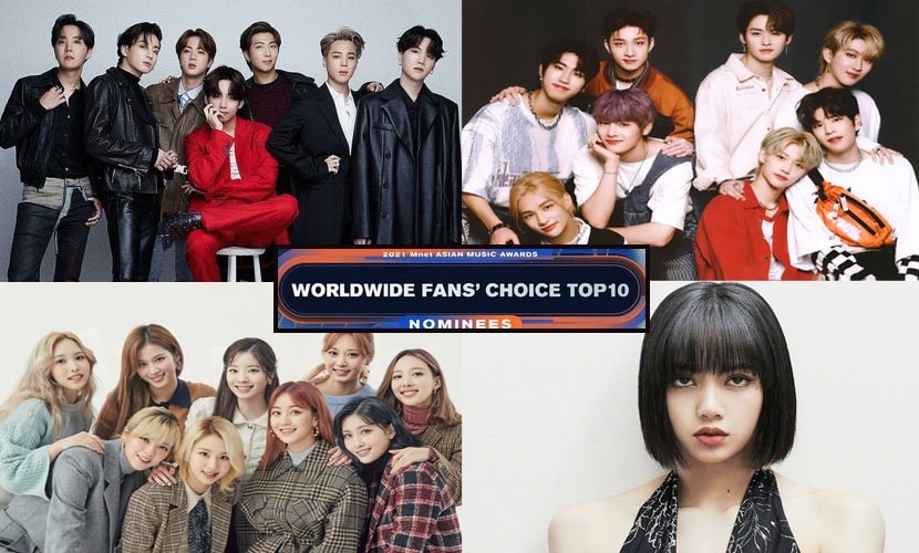 Kết quả vote Daesang Worldwide Fan's Choice MAMA 2021 sau khi đóng cổng web: Stray Kids bám đuổi BTS, TWICE bất ngờ vượt qua Lisa (BLACKPINK)
