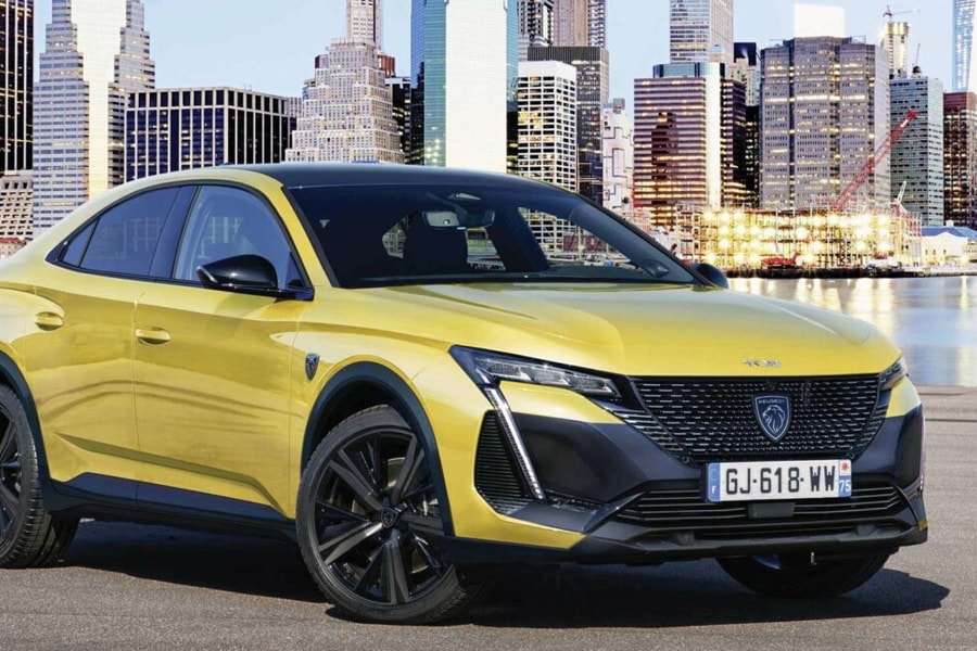 Xem trước Peugeot 408 Crossover 2022 ra mắt trong năm nay