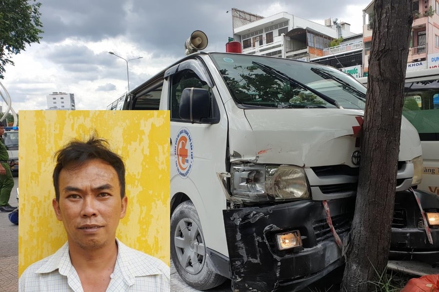 Khởi tố kẻ ngáo đá xông vào bệnh viện cướp xe cấp cứu, chạy loạn xạ trên phố