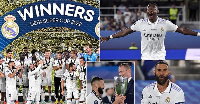 Benzema tỏa sáng, Real Madrid giành Siêu Cúp châu Âu