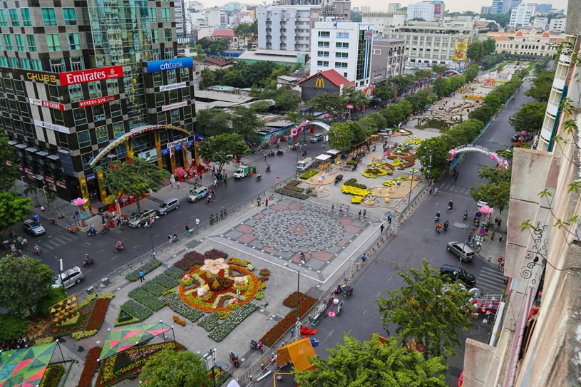 Từ 18 giờ đến 23 giờ ngày 2/9: Tạm dừng lưu thông tất cả các loại xe vào đường Nguyễn Huệ