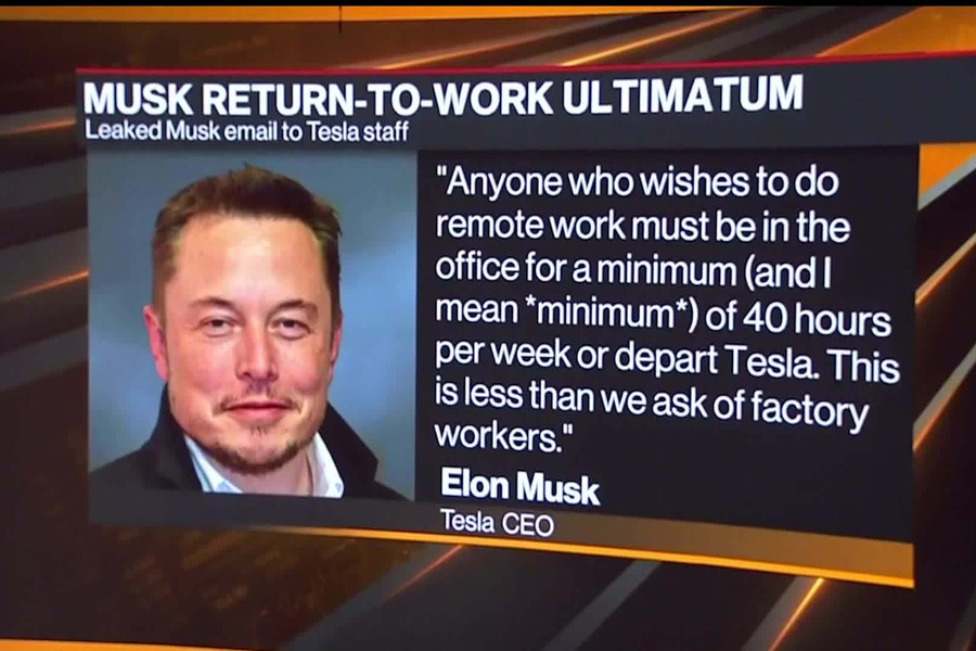 Elon Musk được báo cáo chi tiết ai đến văn phòng, ai làm từ xa