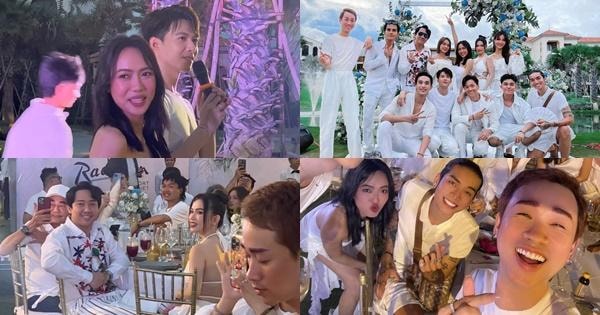 Tiệc Pre-wedding Diệu Nhi: Dâu rể đẹp đôi, Trấn Thành 'cứu nguy'