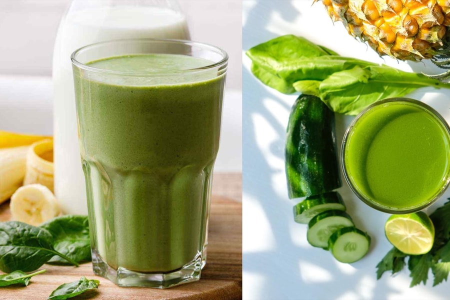 2 loại sinh tố xanh dễ làm giúp hỗ trợ giảm cân cực tốt