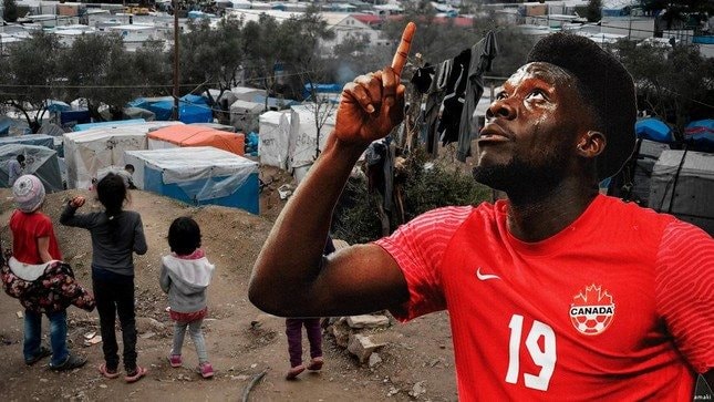 Alphonse Davies và những ngôi sao World Cup lớn lên từ trại tị nạn