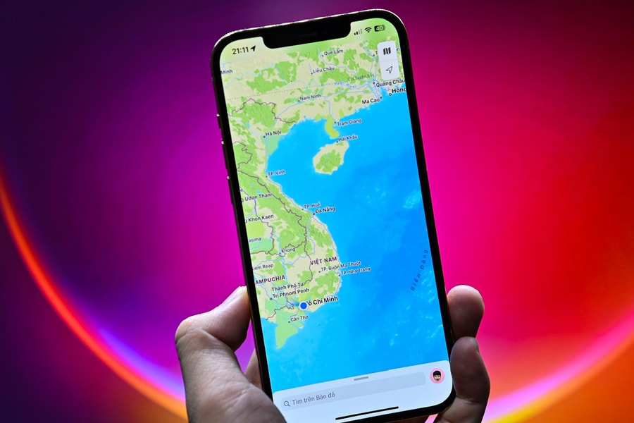 Quần đảo Hoàng Sa, Trường Sa không xuất hiện trên Apple Maps