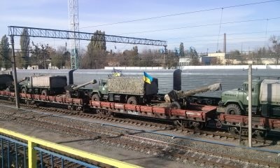 Đoàn tàu khổng lồ chở thiết bị quân sự cho Ukraine được phát hiện ở Czech