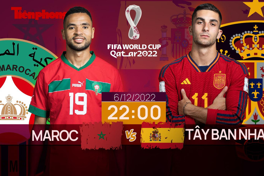World Cup 2022: Tương quan trước trận Morocco - Tây Ban Nha, 22 giờ 6/12