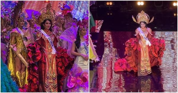 Phương Anh thi trang phục dân tộc tại CK Miss International 2022