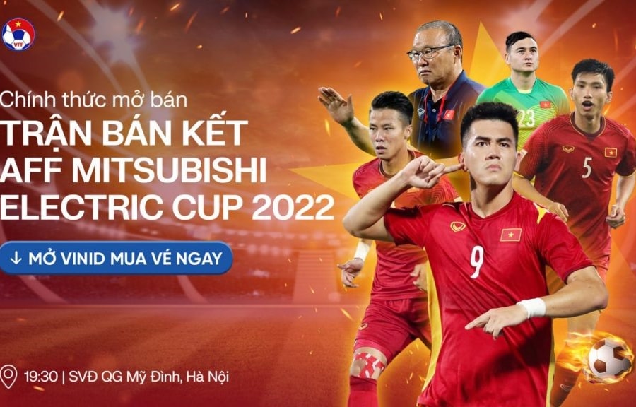 Vé xem tuyển Việt Nam tại bán kết AFF Cup 2022 cao nhất 1 triệu đồng