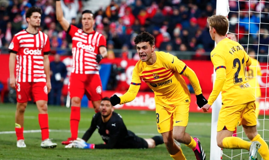 Pedri ghi bàn, Barcelona thắng trận derby Catalonia