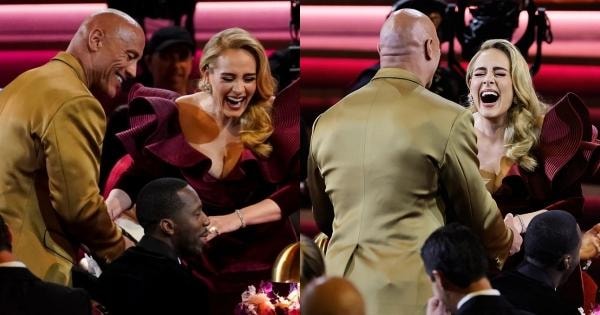 Khoảnh khắc Adele 'tay bắt mặt mừng' vì gặp thần tượng gây sốt