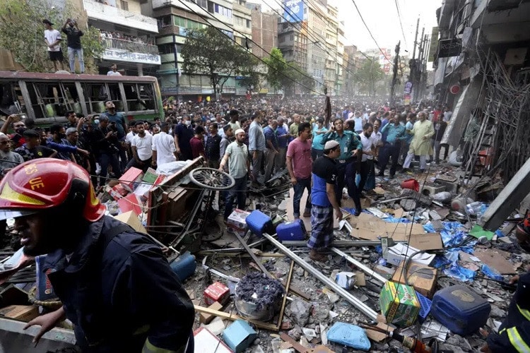 Nổ lớn ở tòa nhà tại thủ đô Bangladesh, ít nhất 17 người thiệt mạng