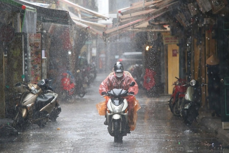 Bắc Bộ và Bắc Trung Bộ có mưa rào