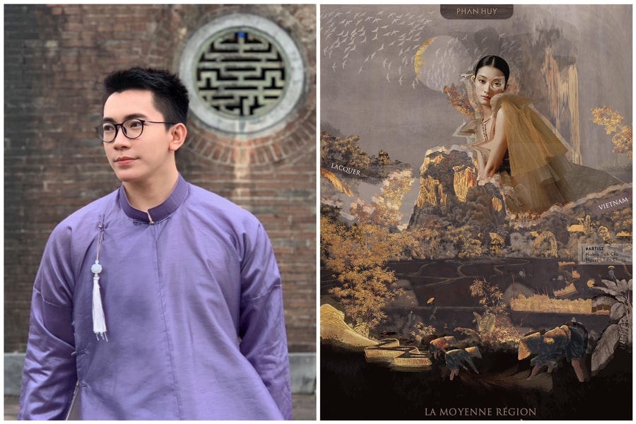 Tân thủ khoa điển trai gây sốt với thiết kế lấy cảm hứng từ cánh đồng quê ngoại