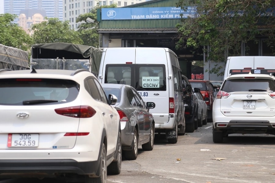 Hà Nội có 15 trung tâm đăng kiểm hoạt động