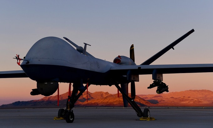 Mỹ cho UAV bay cách xa bán đảo Crimea