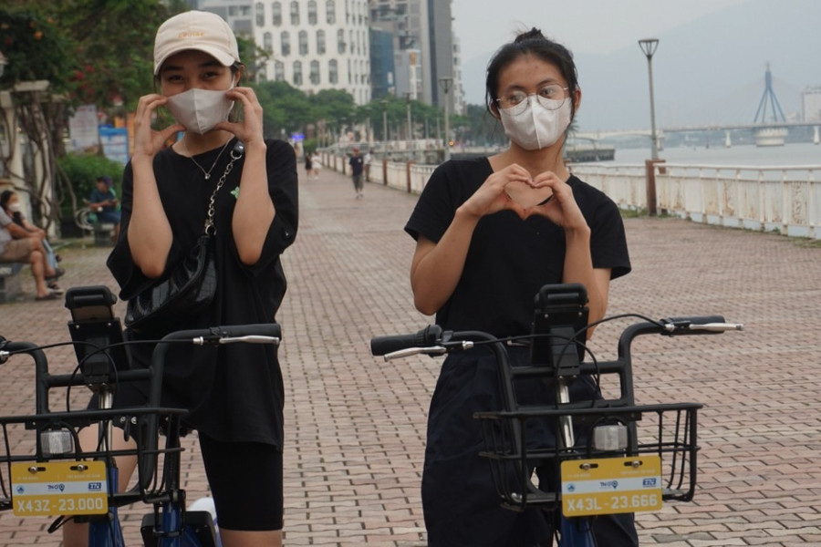 Trải nghiệm xe đạp công cộng lần đầu tiên xuất hiện tại Đà Nẵng