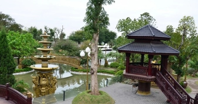 Đang xử lý vi phạm tại công viên của đại gia ở Hải Dương