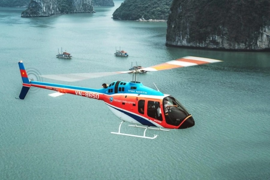 Dừng tour ngắm cảnh bằng trực thăng sau sự cố rơi máy bay Bell-505