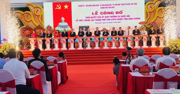 Bình Dương: Chính thức công bố Tân Uyên lên thành phố