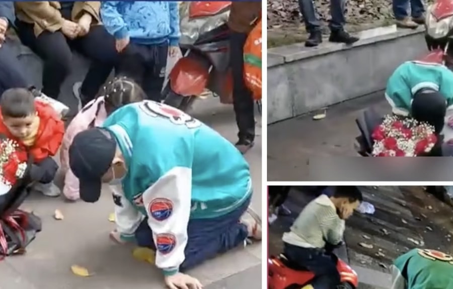 Chàng trai si tình quỳ suốt 21 giờ trước cơ quan người yêu cũ