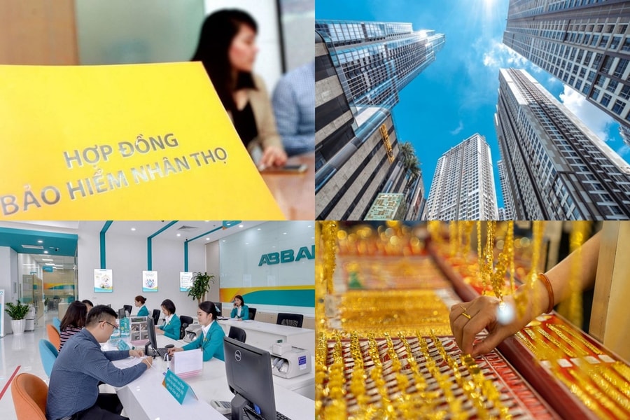 Có tiền, nên mua bảo hiểm hay gửi ngân hàng, đầu tư vàng, chứng khoán?