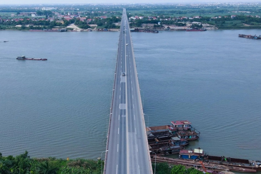 Cây cầu vượt sông dài nhất Việt Nam sau 9 năm sử dụng giờ ra sao?