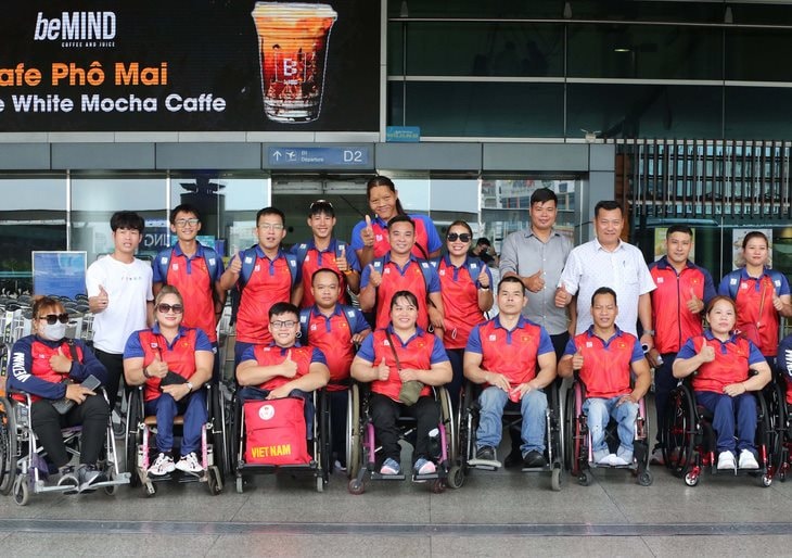 Đoàn thể thao Việt Nam lên đường tham dự ASEAN Para Games 12 tại Campuchia.