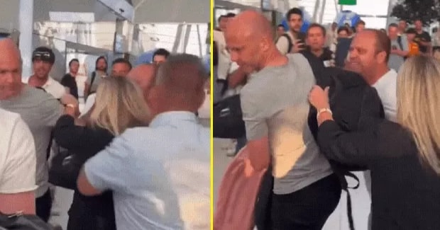 Gây thù với HLV Mourinho, trọng tài bị CĐV tấn công, ném ghế