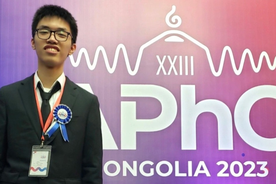Nam sinh chuyên Bắc Giang đạt Huy chương đồng Olympic vật lý Châu Á
