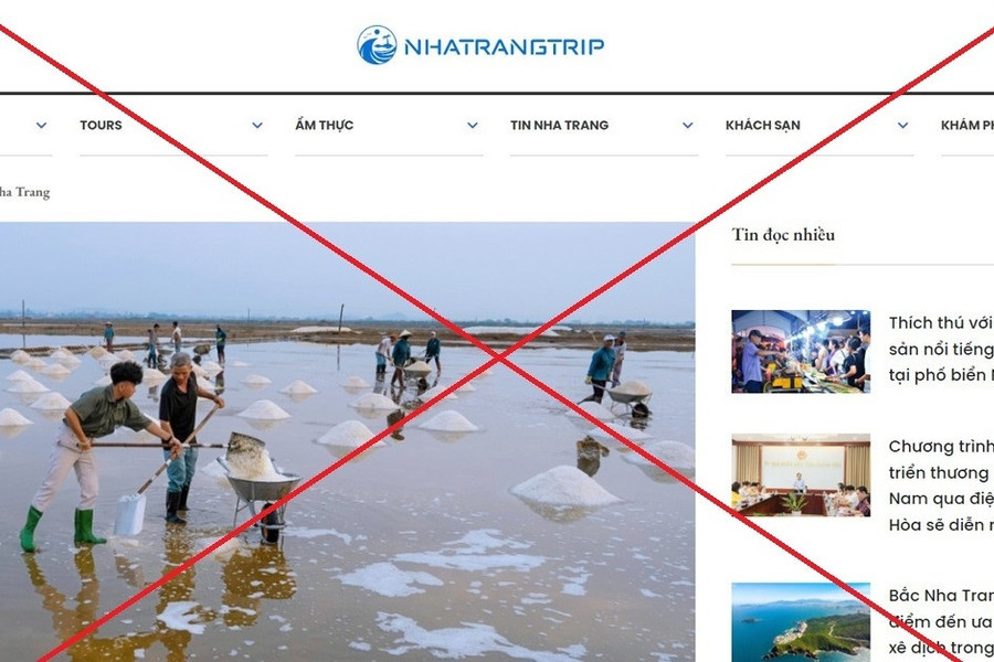 Trang web nhatrangtrip.net bị đề nghị chặn truy cập
