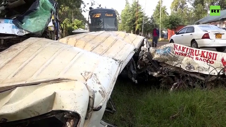 Hơn 50 người thiệt mạng trong vụ tai nạn liên hoàn thảm khốc ở Kenya