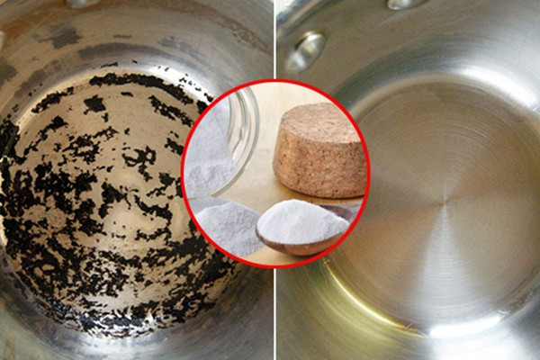 8 nguyên liệu “khắc tinh” của xoong nồi cáu bẩn, chỉ cần cho lên 1 chút rồi chà nhẹ là sạch bong kin kít