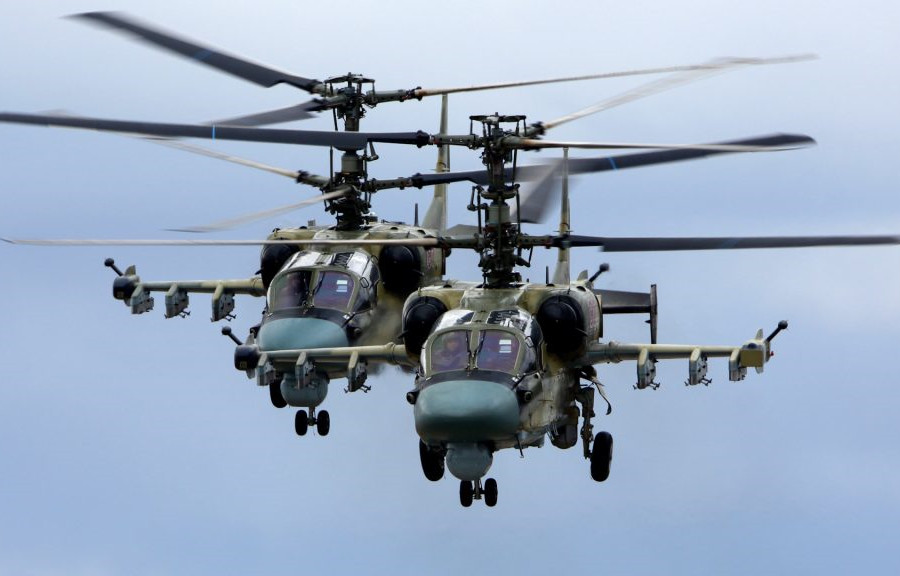 Trực thăng Ka-52 hạ cánh an toàn dù gãy đuôi