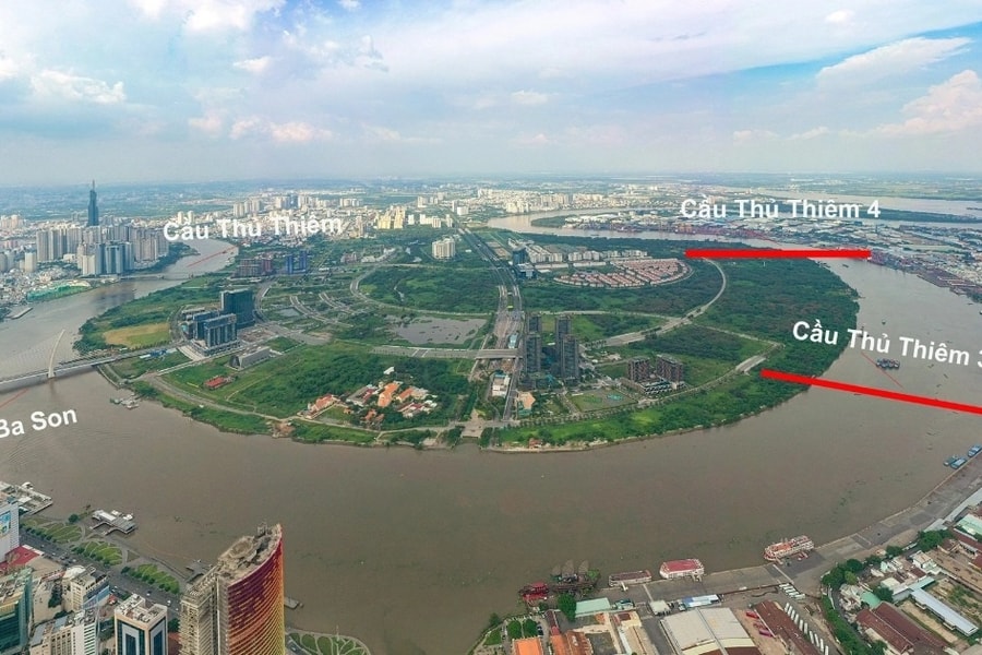 Bộ GTVT gợi ý nghiên cứu xây cầu Thủ Thiêm 4 theo hình thức BT