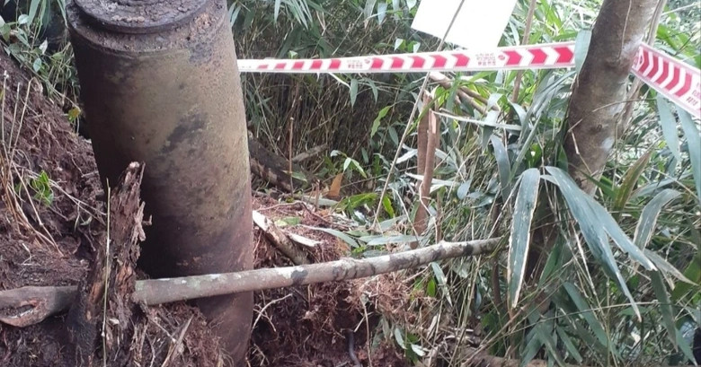 Hủy nổ quả bom MK-82 nằm trong rừng Sa Pa