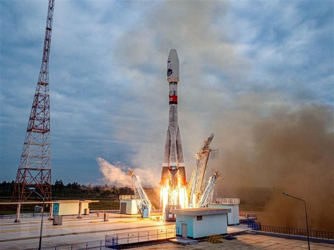 Nga: Tàu thăm dò Luna-25 được đưa lên quỹ đạo Mặt Trăng thành công