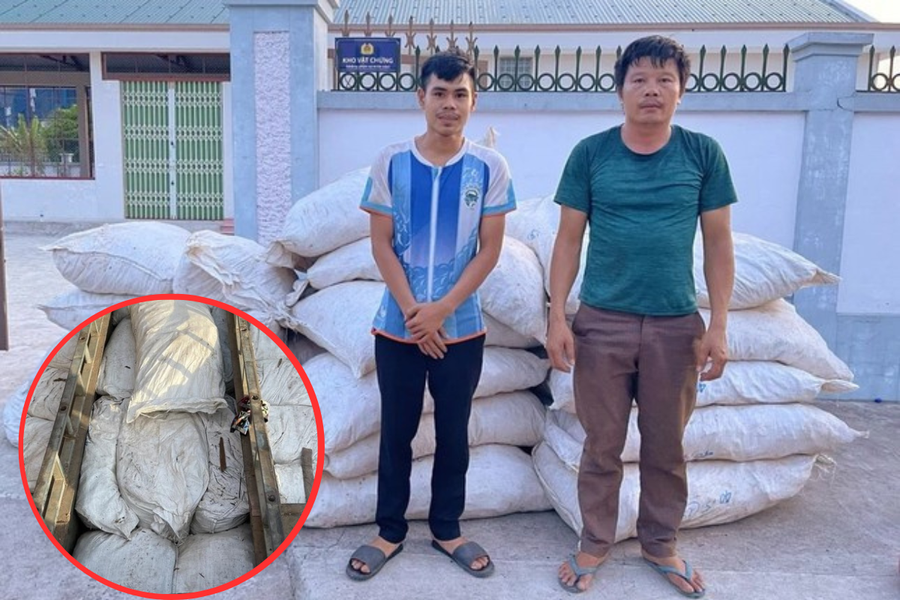 Tự chế thùng rơ moóc giấu hàng 'lậu', 2 người ở Nghệ An bị bắt giữ