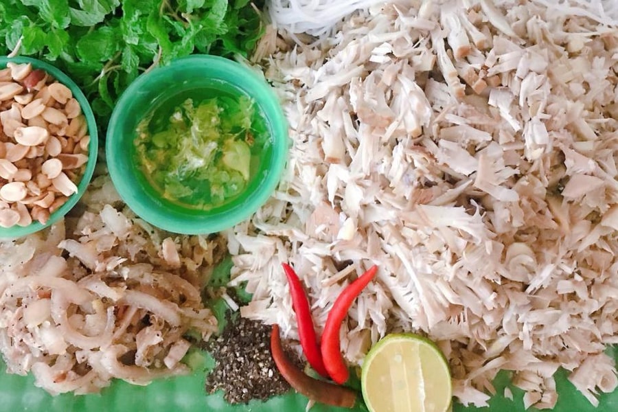 Mít non trộn thịt và loạt đặc sản Củ Chi thơm ngon lạ miệng