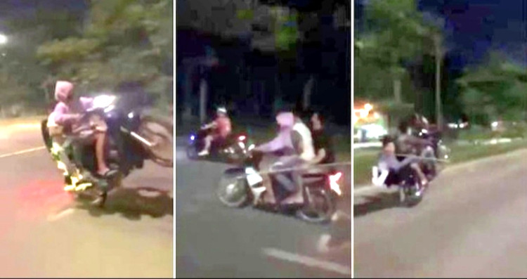 Bắc Ninh: Tạm giữ 9 thanh niên lạng lách, khua dao, ném chai bia vào công an