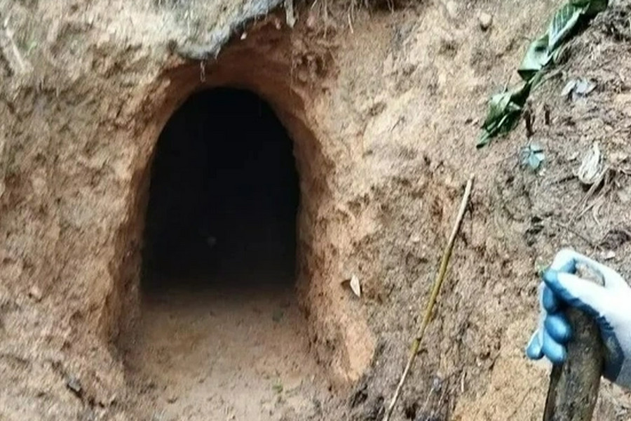 Phát hiện hầm khai thác vàng trong rừng đặc dụng