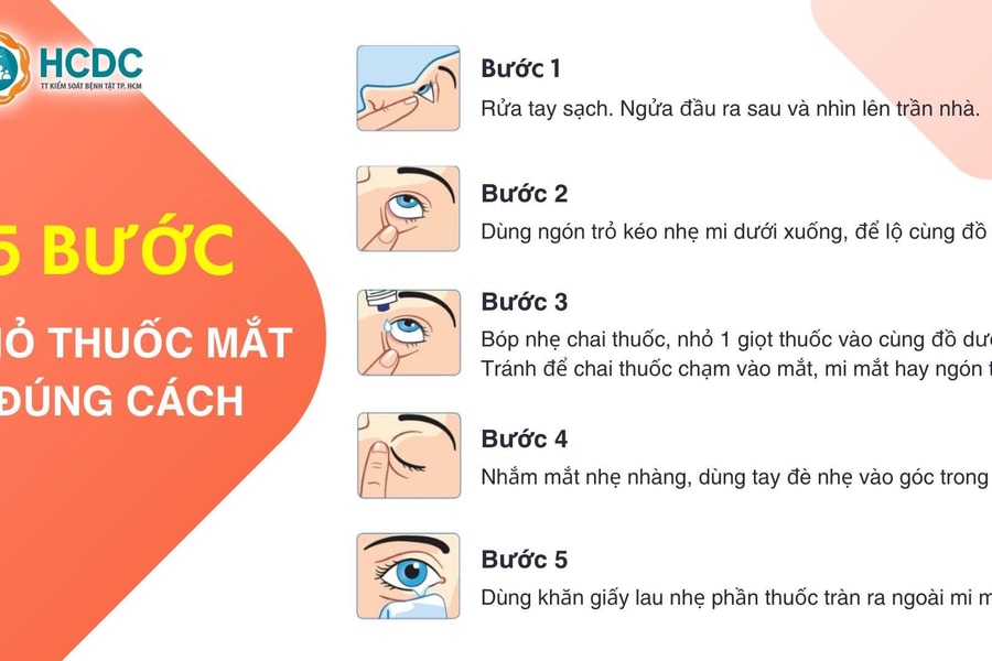 Đau mắt đỏ: Những điều cần lưu ý khi sử dụng thuốc nhỏ mắt