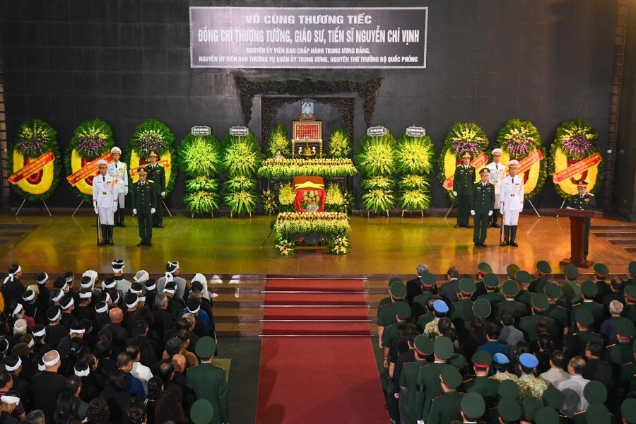 Lễ truy điệu Thượng tướng Nguyễn Chí Vịnh