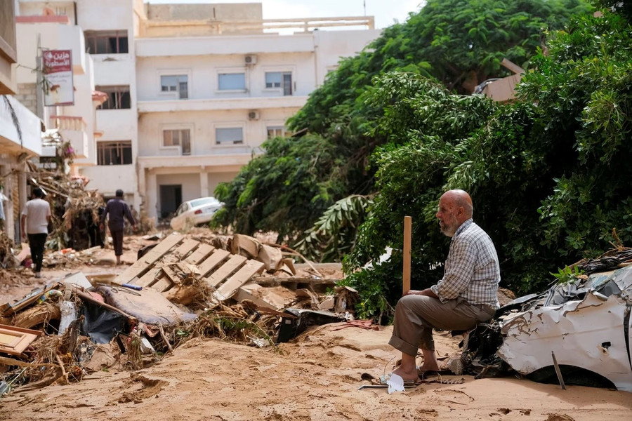 Những hình ảnh kinh hoàng vì thảm họa lũ lụt ở Libya