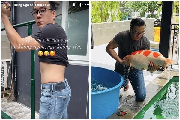 'Vua cá Koi' Thắng Ngô chăm chỉ tập gym 'độ' body sau chia tay Hà Thanh Xuân